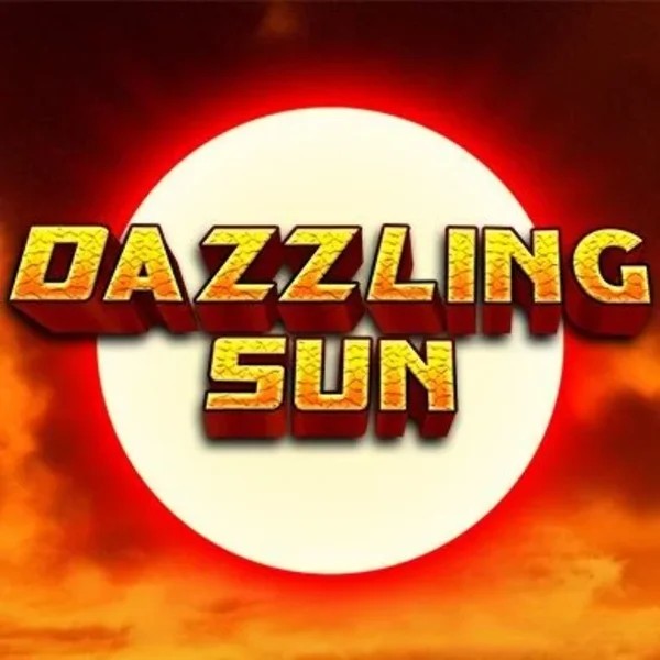Dazzling Sun slot logo by Win Studios at Tip Top Casino