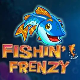 Logo of Fishin Frenzy from Blueprint Gaming at Tip Top Casino